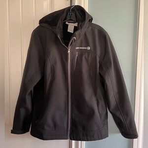 Women’s Free Country Black Coat w/Hood XL